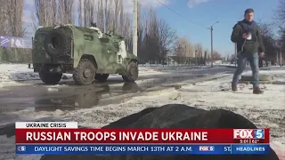 Russian Troops Invade Ukraine