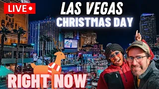 CHRISTMAS DAY in LAS VEGAS | LIVE on the Strip (IT’S CRAZY!)