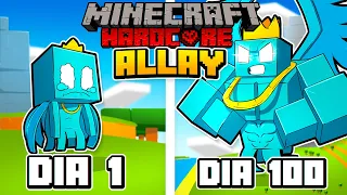 Eu Sobrevivi 100 Dias como ALLAY no Minecraft Hardcore - O Filme