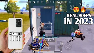 Wow!!😍 Real 90Fps Of Xiaomi 11T iN 2023🔥| Mi 11T pubg mobile