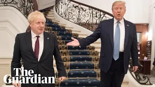 Donald Trump tells Boris Johnson at G7 he wants a 'very big' trade deal
