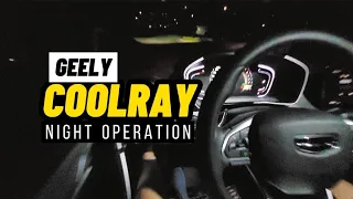 GEELY COOLRAY NIGHT TUTORIAL 🤔 WEIRD NG HEADLIGHTS! 🤨DAMING GADGETS AT FEATURES 😎😲🔥