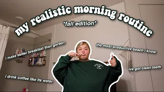 A FALL MORNING ROUTINE ROUTINE *for all us regular folk*