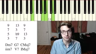 Left Hand Piano Voicings for Most Common Jazz Chords