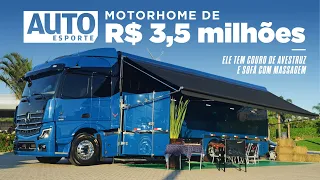 Caminhão vira base para motorhome que custa mais que uma Ferrari