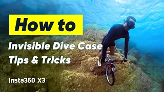 Insta360 X3 - How to Use the Invisible Dive Case (ft. BonnyandGava)