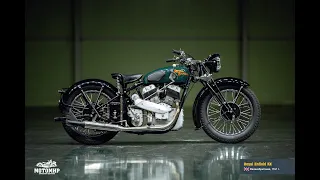 Запуск и звук двигателя Royal Enfield KX (Великобритания, 1941 г.в.)