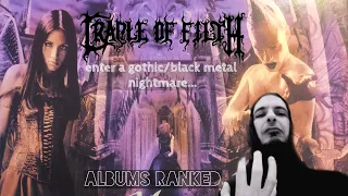 CRADLE OF FILTH albums RANKED from worst to best (by a long term fan🖤)