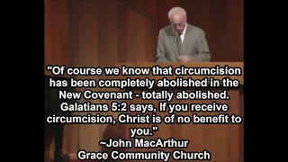 John MacArthur on Circumcision