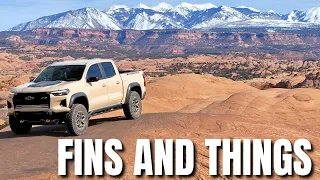 2023 Colorado ZR2 Offroading Fins and Things | Moab, Utah