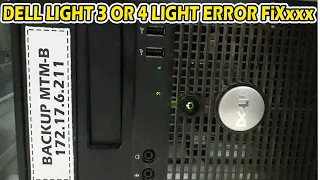 Solve Dell Lights 3 and 4 on an Optiplex 780 Error Code Memory Bad |By the Knowledge Hub |