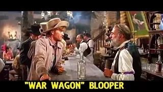 Same Drunk Walks Into Saloon Twice: "War Wagon" Blooper (John Wayne, 1967)