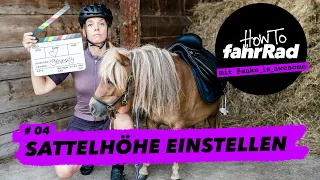 Sattelhöhe einstellen & messen feat. Mini-Pony Beverly - How To fahrRad #4