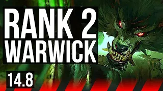 WARWICK vs AATROX (TOP) | Rank 2 Warwick, 7/0/2, Godlike | BR Challenger | 14.8