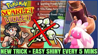 Easy GUARANTEED 1 Shiny Every 5 Mins With ANY Herba Mystica - New Guide - Pokemon Scarlet Violet!