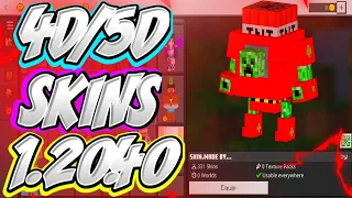 4D/5D Skin Pack for Minecraft PE 1.20.40 | Working on Servers | Android, iOS & PC