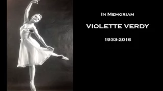 VIOLETTE VERDY In Memoriam