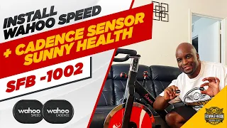 DIY  Smart Bike Setup Sunny Health SF-B1002 + Wahoo Sensors Install