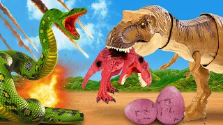 The Best of Dinosaur Attack (2024) | T-Rex chase | Jurassic Park 4 | Dinosaur Movie | Red Dino