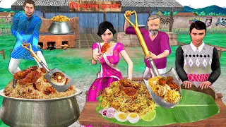 Favda Chicken Fry Piece Biryani Kisan Dhaba Chicken Curry Street Food Hindi Kahani New Comedy Video