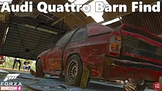 Forza Horizon 4: Audi Quattro Barn Find Location