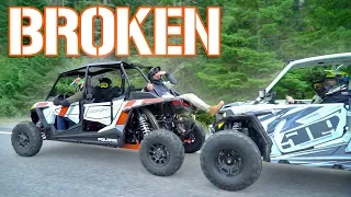 Brand New Polaris RZR SMASHED!!