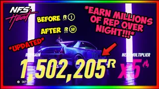 NFS HEAT REP GLITCH/STRATEGY (MILLIONS OF REP FAST) FASTEST WAY TO GET TO REP LEVEL 50!