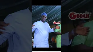 Hilarious Moment At Akin Olaiya's Birthday: Ogogo Challenges K1 De Ultimate To A Dance Battle