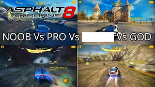 ASPHALT 8 - NOOB VS PRO VS GOD PT - 2