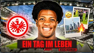 Ein Tag im neuen Leben von Jessic Ngankam bei Eintracht Frankfurt🔴⚫️ (Roomtour,Stadion,Geländetour)