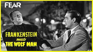 Frankenstein's Monster Torments The Village | Frankenstein Meets The Wolf Man (1943)