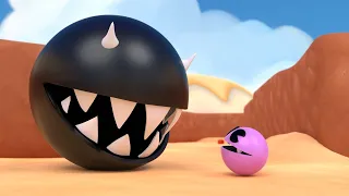 Pinky Pacman Vs Black Pacman Monster