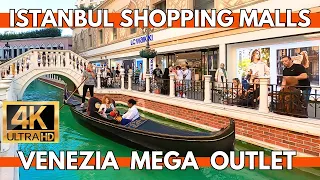Istanbul Turkey Best Shopping Malls-Venezia Mega Outlet Shopping Mall 4k Walking Tour-September 2023