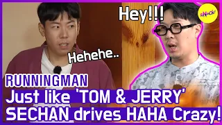 [HOT CLIPS] [RUNNINGMAN] SECHAN drives HAHA Crazy🤣🤣  (ENG SUB)