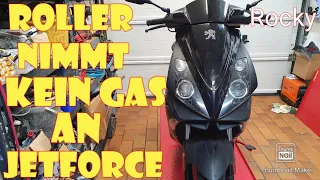 Roller nimmt kein Gas an / Scooter geht beim gas geben aus / Jet force Reparieren Peugeot