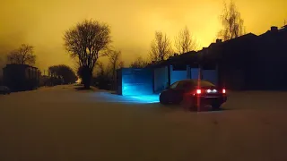 Volvo s60 awd  snow drift