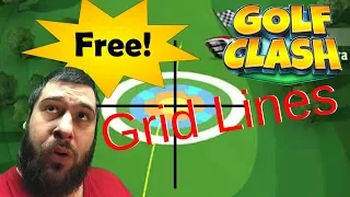 Golf Clash How to Make Free Grid Lines Easy Android only