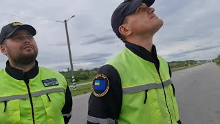 Полиция, Укртрансбезпека Днепропетровской области помогаем дальнобою