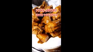 HOW TO COOK PORK ADOBO WITH POTATOES | MELT IN YOUR MOUTH #shorts