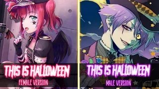 Nightcore - This is Halloween (Lyrics) [Switching Vocals]