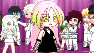 Why is everyone wearing white...? || Gacha club || meme || Kny