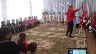 танец спичек и огня в детском саду