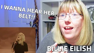 Vocal Coach Reacts to Billie Eilish 'Happier Than Ever' Live