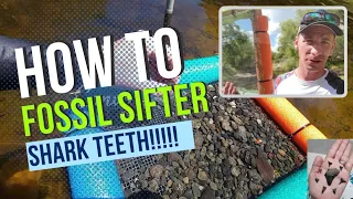 How to Build a Shark Tooth Sifter : Fossil Project! And Fossils FOUND!!