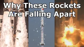 What Is This Debris Falling Off The Sides Of Rockets?