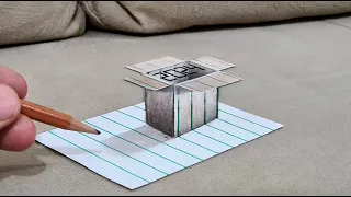 2024 3d drawing on paper for beginner
