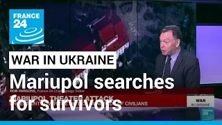 Ukrainian city of Mariupol searches for survivors amid rubble of theatre • FRANCE 24 English