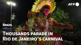 Thousands celebrate Rio de Janeiro's carnival with glitzy parade | AFP