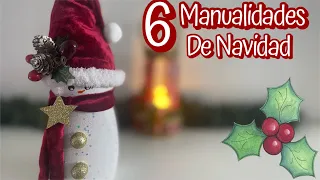 Manualidades Navideñas 2023 / Ideas hermosas con Frascos de Vidrio / Diy Christmas / Artesanato