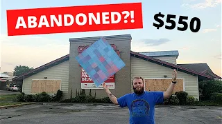 I Bought An Abandoned Restaurant For $550 CAUTION It Made Me Cry